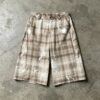 Custom Wide-Leg Plaid Capri Pants | - Style 14C69B - product detail view 8 Custom Wide-Leg Plaid Capri Pants | - Style 14C69B - product detail view 8