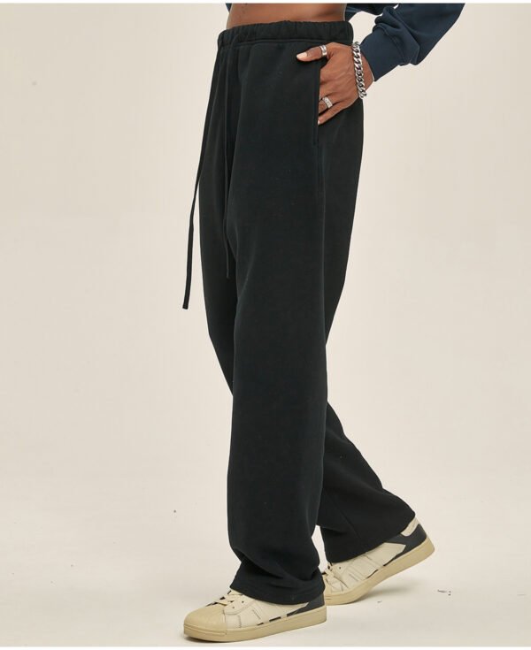 Custom Brushed Fleece Wide-Leg Sweatpants - Style 56FA1D - product detail view 12 Custom Brushed Fleece Wide-Leg Sweatpants - Style 56FA1D - product detail view 12