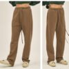 Custom Brushed Fleece Wide-Leg Sweatpants - Style 56FA1D - product detail view 13 Custom Brushed Fleece Wide-Leg Sweatpants - Style 56FA1D - product detail view 13