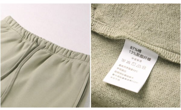 Custom Brushed Fleece Wide-Leg Sweatpants - Style 56FA1D - product detail view 7 Custom Brushed Fleece Wide-Leg Sweatpants - Style 56FA1D - product detail view 7
