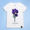 Custom Women's Barbed Rose Graphic T-Shirt - Style D5952E - product detail view 2