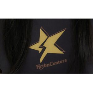Custom Women's Color-Blocked Lightning Graphic T-Shirt - Style 7B4761