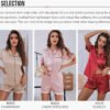 Custom Women's Short-Sleeve Pajama Set 2349 - Style 13C7C9 - product detail view 6