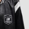 Custom Women's Contrast Varsity Jacket - Style D038F7 - product detail view 5 Custom Women's Contrast Varsity Jacket - Style D038F7 - product detail view 5