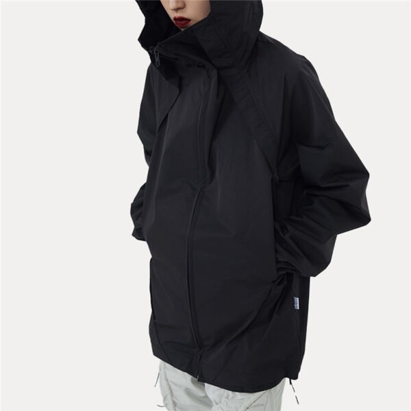 Custom Women's Lightweight Stand-Collar Windbreaker Jacket - Style 189967 - product detail view 5 Custom Women's Lightweight Stand-Collar Windbreaker Jacket - Style 189967 - product detail view 5