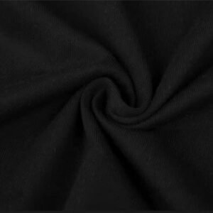 Close-up of black fabric with a textured swirl pattern