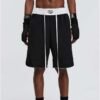 Custom Contrast Waistband Woven Boxer Shorts - Style C994B5 Custom Contrast Waistband Woven Boxer Shorts - Style C994B5