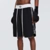 Custom Contrast Waistband Woven Boxer Shorts - Style C994B5 - product detail view 2 Custom Contrast Waistband Woven Boxer Shorts - Style C994B5 - product detail view 2
