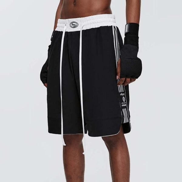 Custom Contrast Waistband Woven Boxer Shorts - Style C994B5 - product detail view 2 Custom Contrast Waistband Woven Boxer Shorts - Style C994B5 - product detail view 2