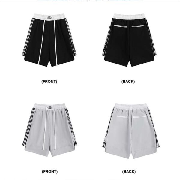 Custom Contrast Waistband Woven Boxer Shorts - Style C994B5 - product detail view 6 Custom Contrast Waistband Woven Boxer Shorts - Style C994B5 - product detail view 6