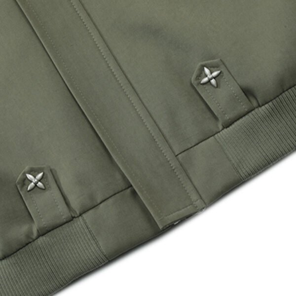 Custom Zip Front Flight Jacket with Protected Pile Finish - Style B01625 - product detail view 6 Custom Zip Front Flight Jacket with Protected Pile Finish - Style B01625 - product detail view 6