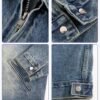 Custom Zip-Front Lapel Denim Jacket 2583 - Style B6BAFF - product detail view 9 Custom Zip-Front Lapel Denim Jacket 2583 - Style B6BAFF - product detail view 9