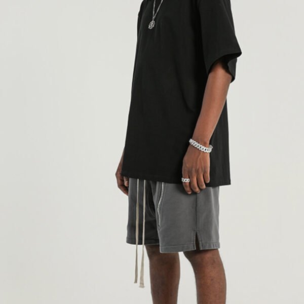 Custom Zip-Pocket Relaxed Streetwear Shorts - Style 517089 - product detail view 3 Custom Zip-Pocket Relaxed Streetwear Shorts - Style 517089 - product detail view 3