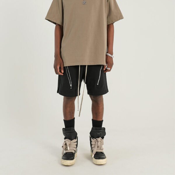 Custom Zip-Pocket Relaxed Streetwear Shorts - Style 517089 - product detail view 4 Custom Zip-Pocket Relaxed Streetwear Shorts - Style 517089 - product detail view 4