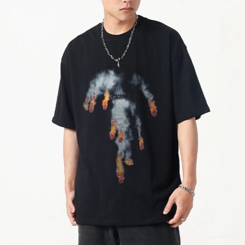 Custom Oversized Graphic T-Shirt 250gsm - Style 73D92D Custom Oversized Graphic T-Shirt 250gsm - Style 73D92D