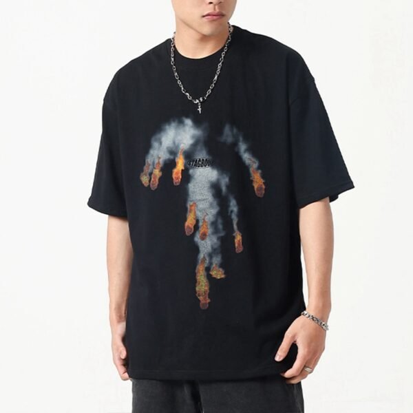 Custom Oversized Graphic T-Shirt 250gsm - Style 73D92D Custom Oversized Graphic T-Shirt 250gsm - Style 73D92D