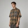 Custom Vintage Plaid Spray-Dyed Embroidered Shirt - Style 56FC14 - product detail view 3 Custom Vintage Plaid Spray-Dyed Embroidered Shirt - Style 56FC14 - product detail view 3