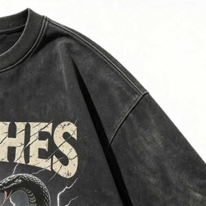 Custom Washed Vintage Graphic Streetwear T-Shirt - Style 20D430